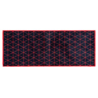 Πατάκι Κουζίνας με Αντιολισθητικό Υπόστρωμα Universal 029 Red Triangles 67x150εκ Sdim