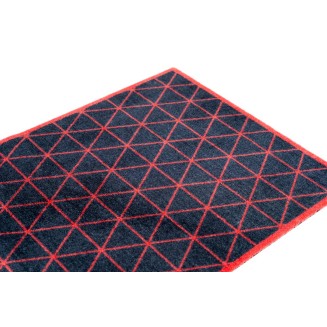 Πατάκι Κουζίνας με Αντιολισθητικό Υπόστρωμα Universal 029 Red Triangles 67x150εκ Sdim