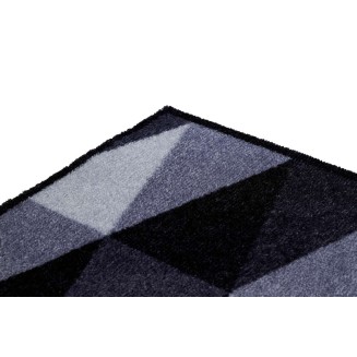 Sdim Πατάκι Κουζίνας με Αντιολισθητικό Υπόστρωμα Universal 414 Geometric Silver 67x150εκ.