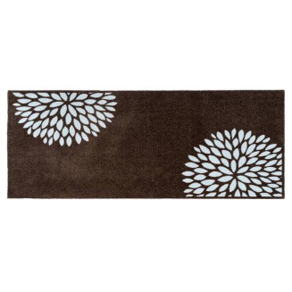 Πατάκι Κουζίνας με Αντιολισθητικό Υπόστρωμα Universal 917 Flowers Taupe 67x150εκ Sdim