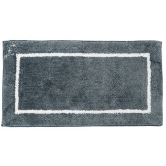 Βαμβακερό/Microfiber Αντιολισθητικό Πατάκι Μπάνιου Space 003 Gray 45x85εκ Sdim