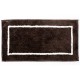 Sdim Βαμβακερό/Microfiber Αντιολισθητικό Πατάκι Μπάνιου Space 004 Brown 45x85εκ.