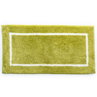 Βαμβακερό/Microfiber Αντιολισθητικό Πατάκι Μπάνιου Space 006 Lime Green 45x85εκ Sdim