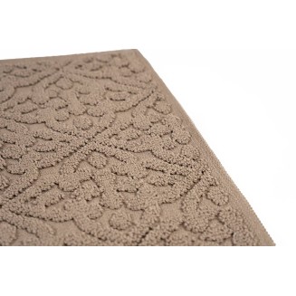 Πατάκι Μπάνιου με Μικροΐνες & Αντιολισθητικό Υπόστρωμα Venere 004 Beige 50x90εκ Sdim