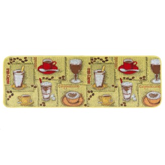 Πατάκι Κουζίνας με Αντιολισθητικό Υπόστρωμα Collage 6504 Πράσινο 50x150εκ Sdim Πατάκι Κουζίνας με Αντιολισθητικό Υπόστρωμα Collage 6504 Πράσινο 50x150εκ Sdim