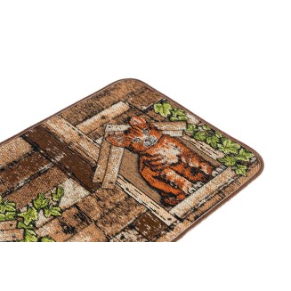 Πατάκι Κουζίνας με Αντιολισθητικό Υπόστρωμα Collage 9703 Καφέ 50x150εκ Sdim Πατάκι Κουζίνας με Αντιολισθητικό Υπόστρωμα Collage 9703 Καφέ 50x150εκ Sdim