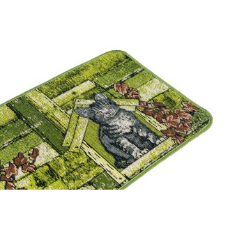 Πατάκι Κουζίνας με Αντιολισθητικό Υπόστρωμα Collage 9705 Πράσινο 50x150εκ Sdim Πατάκι Κουζίνας με Αντιολισθητικό Υπόστρωμα Collage 9705 Πράσινο 50x150εκ Sdim