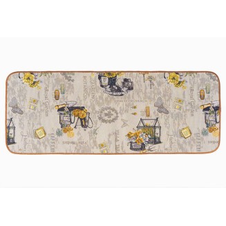 Πατάκι Κουζίνας με Αντιολισθητικό Υπόστρωμα Chalet 3304 Πορτοκαλί/Κίτρινο 54x140εκ Sdim Πατάκι Κουζίνας με Αντιολισθητικό Υπόστρωμα Chalet 3304 Πορτοκαλί/Κίτρινο 54x140εκ Sdim