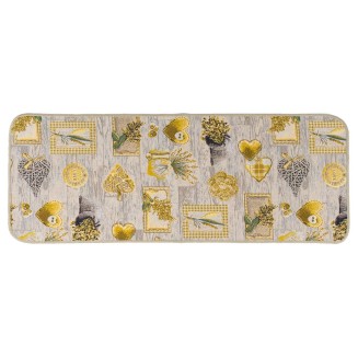 Πατάκι Κουζίνας με Αντιολισθητικό Υπόστρωμα Chalet 3404 Κίτρινο 54x140εκ Sdim Πατάκι Κουζίνας με Αντιολισθητικό Υπόστρωμα Chalet 3404 Κίτρινο 54x140εκ Sdim