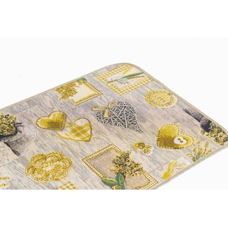 Πατάκι Κουζίνας με Αντιολισθητικό Υπόστρωμα Chalet 3404 Κίτρινο 54x140εκ Sdim Πατάκι Κουζίνας με Αντιολισθητικό Υπόστρωμα Chalet 3404 Κίτρινο 54x140εκ Sdim