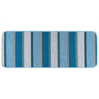 Πατάκι Κουζίνας με Αντιολισθητικό Υπόστρωμα Samba 507 Μπλέ 54x140εκ Sdim Πατάκι Κουζίνας με Αντιολισθητικό Υπόστρωμα Samba 507 Μπλέ 54x140εκ Sdim