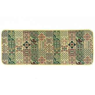 Πατάκι Κουζίνας με Αντιολισθητικό Υπόστρωμα Samba 703 Πράσινο 54x140εκ Sdim Πατάκι Κουζίνας με Αντιολισθητικό Υπόστρωμα Samba 703 Πράσινο 54x140εκ Sdim