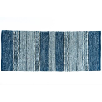 Βαμβακερό Πατάκι Κουζίνας Smart 001 Μπλέ 55x140εκ Sdim