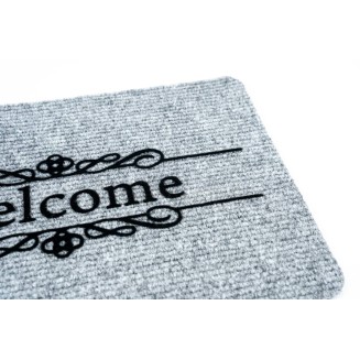 Πατάκι Εισόδου Μοκέτα Flocky 091 Welcome 40x60εκ Πάχους 5mm Sdim