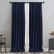 Κουρτίνα Με Τρέσα 145x310 Maison Blanche Κλιφορντ Μπλέ