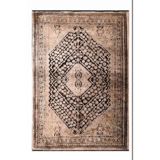 Πατάκι 70x150 Tzikas carpets Karma 00155-970 Μαυρο-Χρυσο