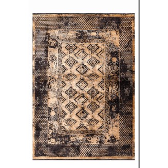 Σετ Πατάκια 3 Τεμ. Tzikas carpets Karma 00156-975 Μπεζ-Καφε-Γκρι-Χρυσο