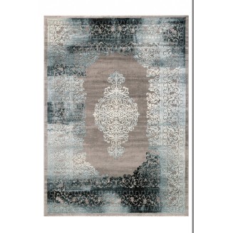 Σετ Πατάκια 3 Τεμαχίων Tzikas carpets Vintage 23024-953 Γκρι-Μπλε