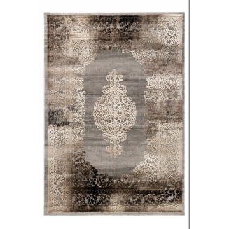 Σετ Πατάκια 3 Τεμαχίων Tzikas carpets Vintage 23024-956 Καφε-Γκρι