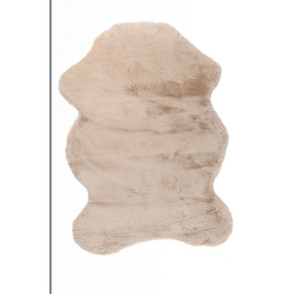 Χαλί 100x140 Tzikas carpets Fur 26163-060 Λευκο- Κρεμ