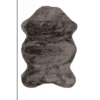 Χαλί 100x140 Tzikas carpets Fur 26163-096 Ανθρακι
