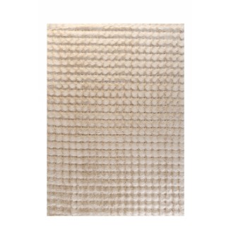 Πατάκι 080x150 Tzikas carpets Fuzzy 26164-060 Λευκό-Κρέμ