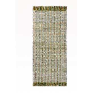 Χαλί Καλοκαιρινό 140x200 Tzikas carpets Ινδίας Boho 30150-040 Πρασινο- Μεντα