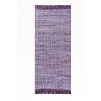 Χαλί Καλοκαιρινό 067x150 Tzikas carpets Ινδίας Boho 30150-050 Μωβ