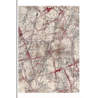 Διάδρομος Φ.80 Tzikas carpets Elements 31277-955 Γκρι-Ροζ