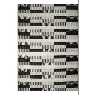 Χαλί 133x190 Tzikas carpets Maestro 32005-961 Μαυρο-Κρεμ