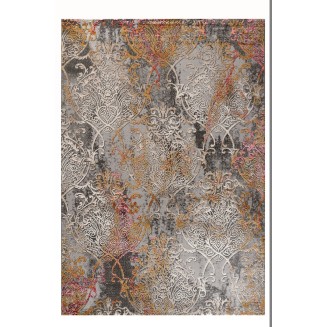 Διάδρομος Φ.67 Tzikas carpets Elements 33080-955 Γκρι-Ροζ
