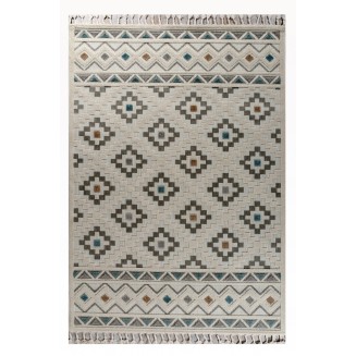 Πατάκια Καλοκαιρινά Σετ 3 Τεμ. Tzikas carpets Tenerife 54097-230 Μπλε
