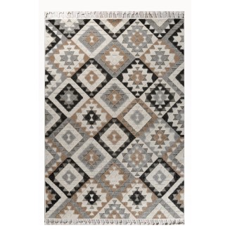 Χαλί Καλοκαιρινό 133x190 Tzikas carpets Tenerife 54109-270 Μπεζ-Καφε