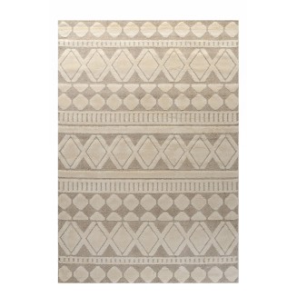 Χαλί 133x190 Tzikas carpets Elio 62858-060 Λευκο- Κρεμ