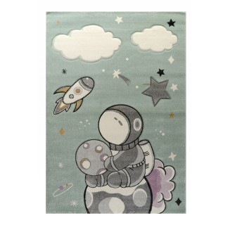 Χαλί Παιδικό 133x190 Tzikas carpets Diamond 64026-040 Πρασινο- Μεντα