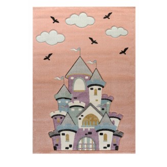 Χαλί Παιδικό 160x230 Tzikas carpets Diamond 64046-055 Ροζ