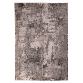 Χαλί Ροτόντα Φ 160 cm Tzikas carpets Elements 76203-995 Μαυρό-Ασημί