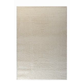 Χαλί 133x190 Tzikas carpets Queen 72970-060 Λευκό-Κρέμ