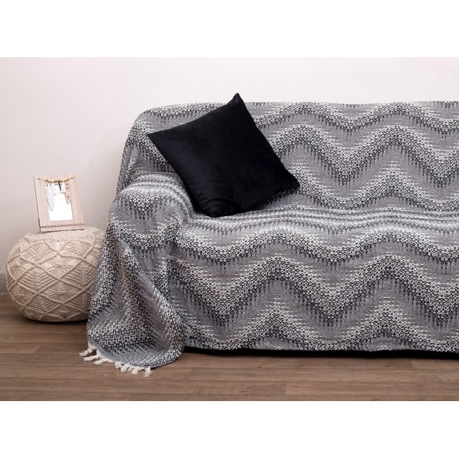 Ριχτάρι Πολυθρόνας 175x175 3045 Μαύρο Μαύρο