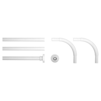 Βραχίονας Μπάνιου Γωνιακός 170x80 Ø 20 mm Sealskin White