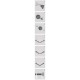 170x80 Ø 20 mm white βραχίονας μπάνιου γωνιακός Sealskin