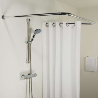 Βραχίονας Μπάνιου Γωνιακός 170x80 Ø 28 mm Sealskin Chrome