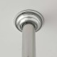 60 Ø 28 mm chrome στήριγμα οροφής για βραχίονα μπάνιου γωνιακό Sealskin
