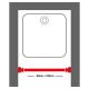 80-130 Ø 28 mm mat aluminum βραχίονας μπάνιου πτυσσόμενος Sealskin