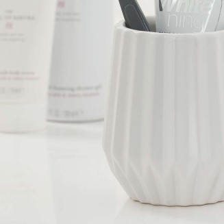 Ποτήρι Οδοντόβουρτσας Sealskin Arte White Ποτήρι Οδοντόβουρτσας Sealskin Arte White