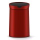 Αυτόματος Κάδος με Φωτοκύτταρο 10lt Κόκκινο Βουργουνδίας Ø26,5x41,8cm MRShome