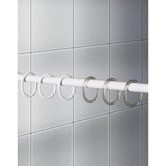 Κρίκοι Κουρτίνας Μπάνιου 12 pcs Joy Bath Accessories Clips Transparent