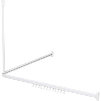 Βραχίονας Μπάνιου Γωνιακός Sealskin Easy Roll White