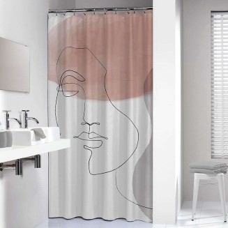 Κουρτίνα Μπάνιου 180x200 Υφασμάτινη Sealskin Made Multi