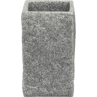 Ποτήρι Οδοντόβουρτσας Polyresin Γκρί MRShome